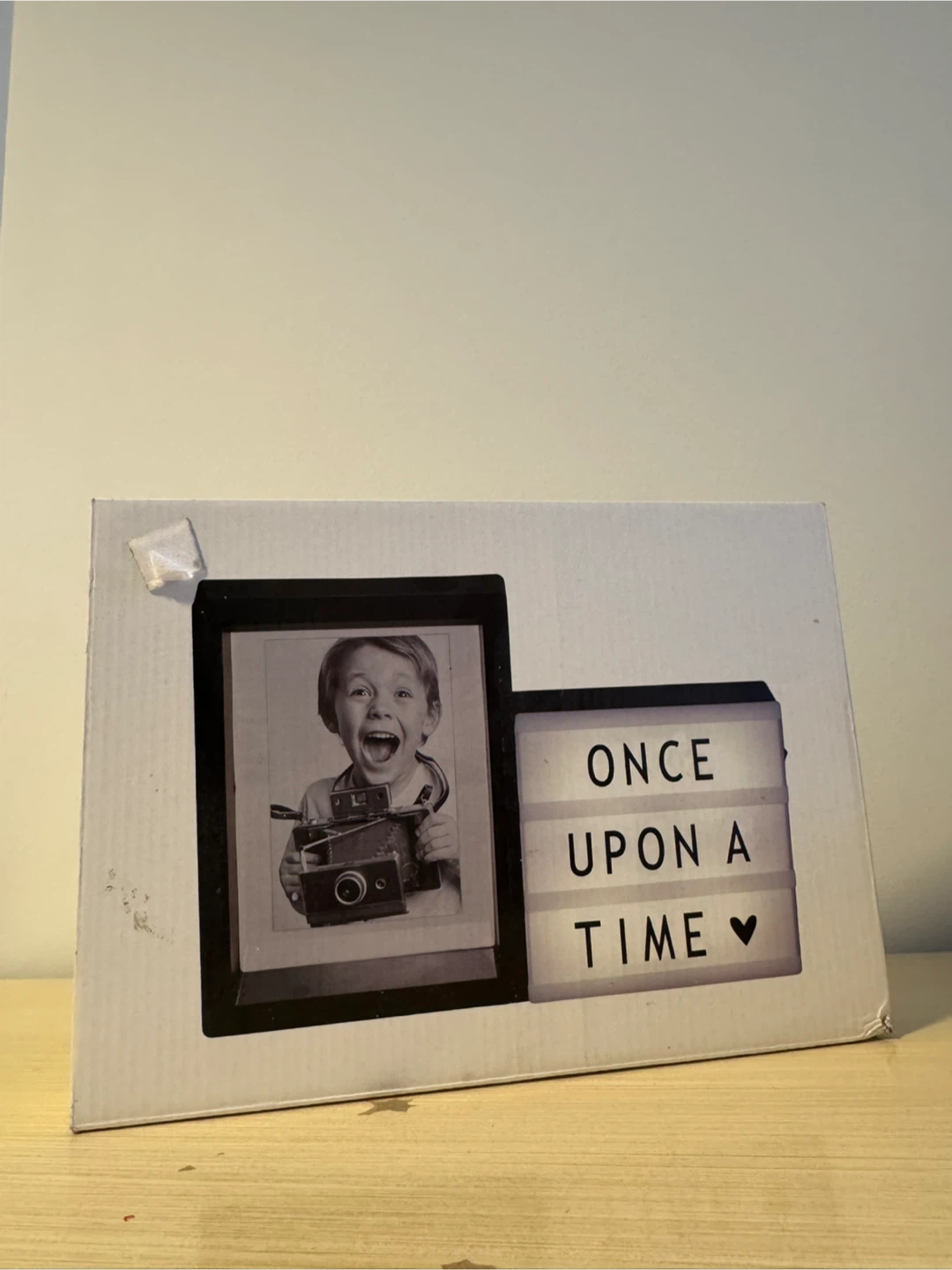 Photo Frame with "Once Upon A Time" Lightbox
