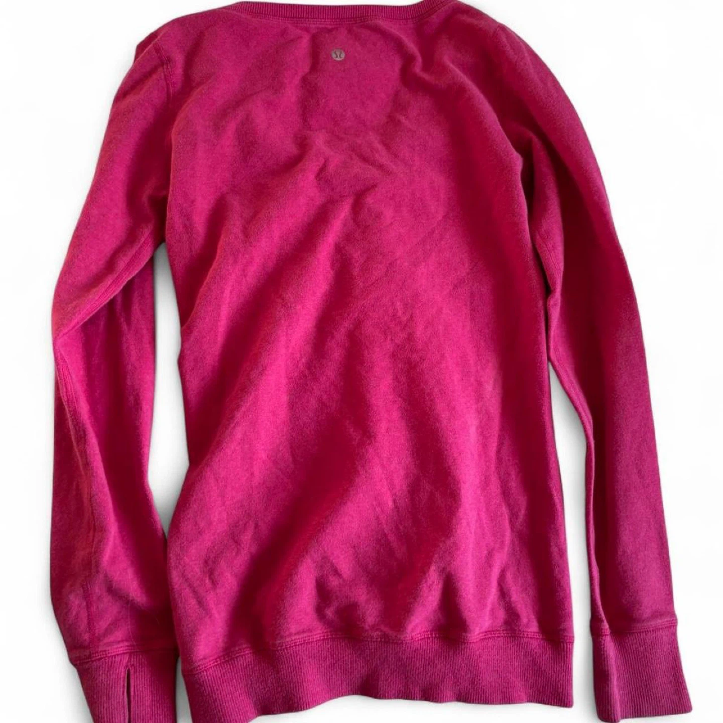 Lululemon Pink Ruched Long Sleeve Shirt - photo 3