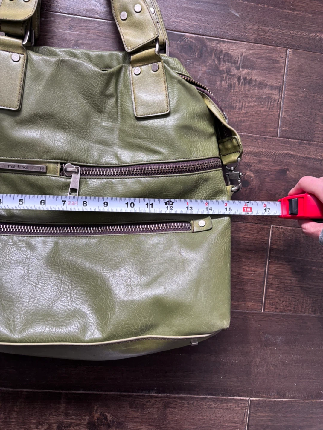 Matt & Nat Green Faux Leather Tote Bag - photo 5