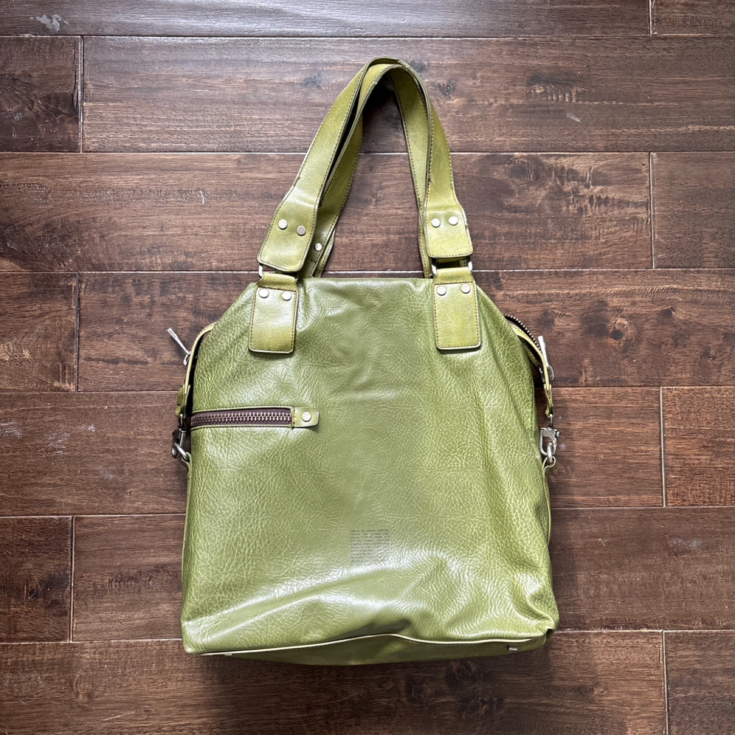Matt & Nat Green Faux Leather Tote Bag - photo 3
