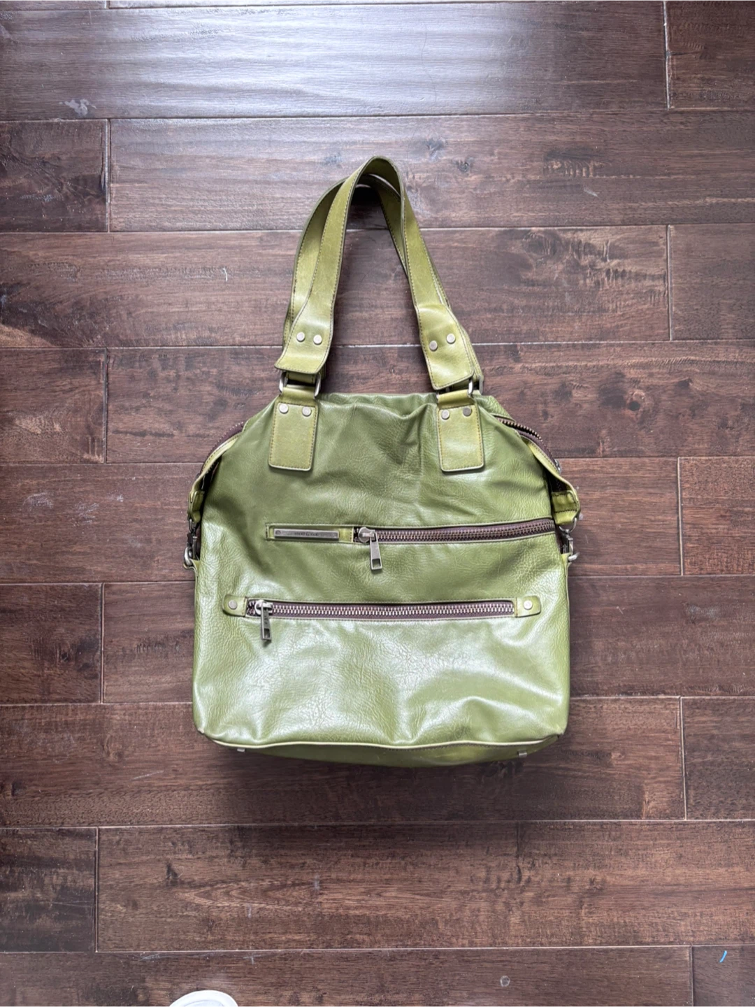 Matt & Nat Green Faux Leather Tote Bag - photo 2