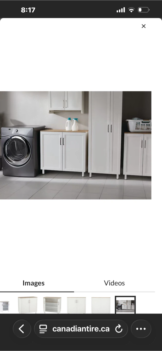 For Living 2-Door Base Laundry Cabinet - White - photo 5