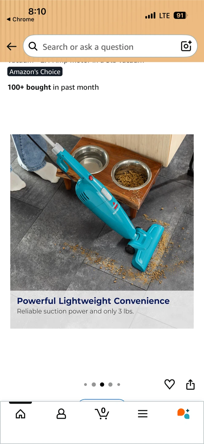 BISSELL Featherweight Stick Lightweight Bagless Vacuum Cleaner - photo 2