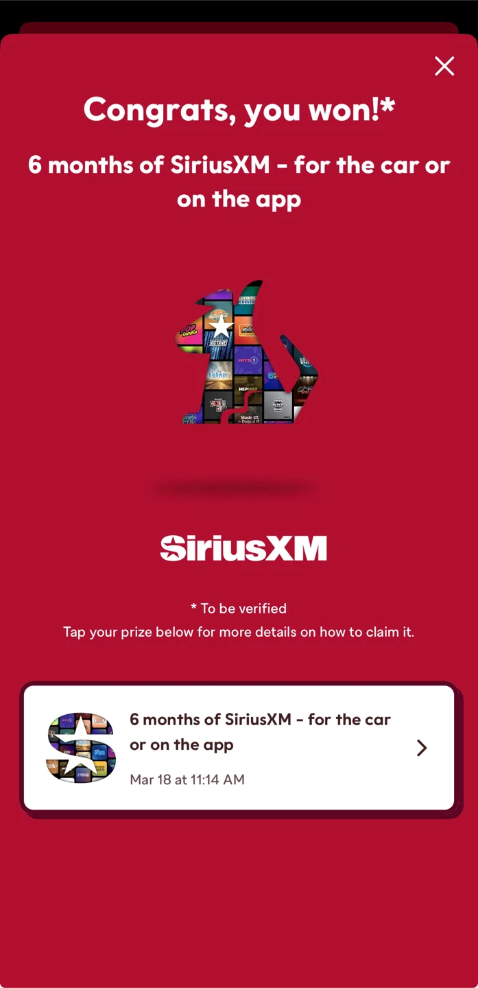 SiriusXM 6 Months Subscription