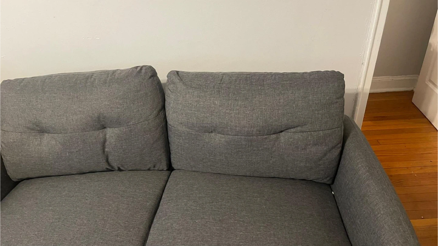 Gray Loveseat Sofa - photo 5