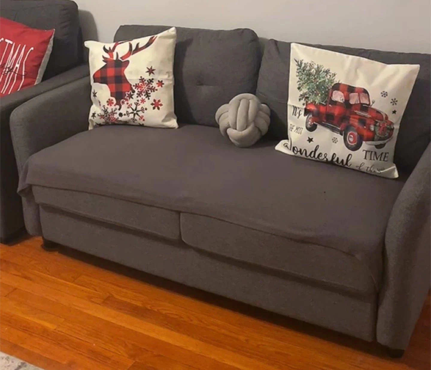 Gray Loveseat Sofa
