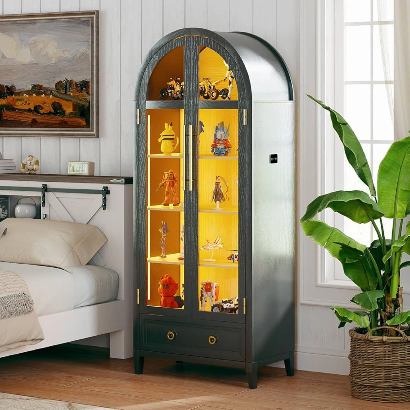 Arch Display Cabinet with Light - photo 5