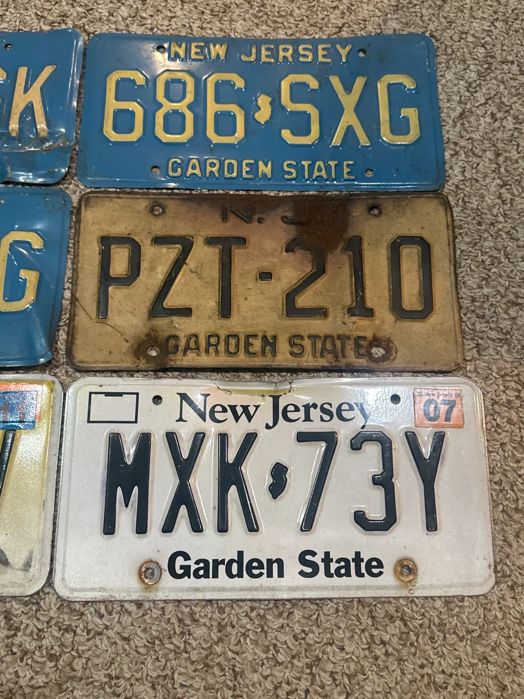 New Jersey License Plates (Set of 6) - photo 3