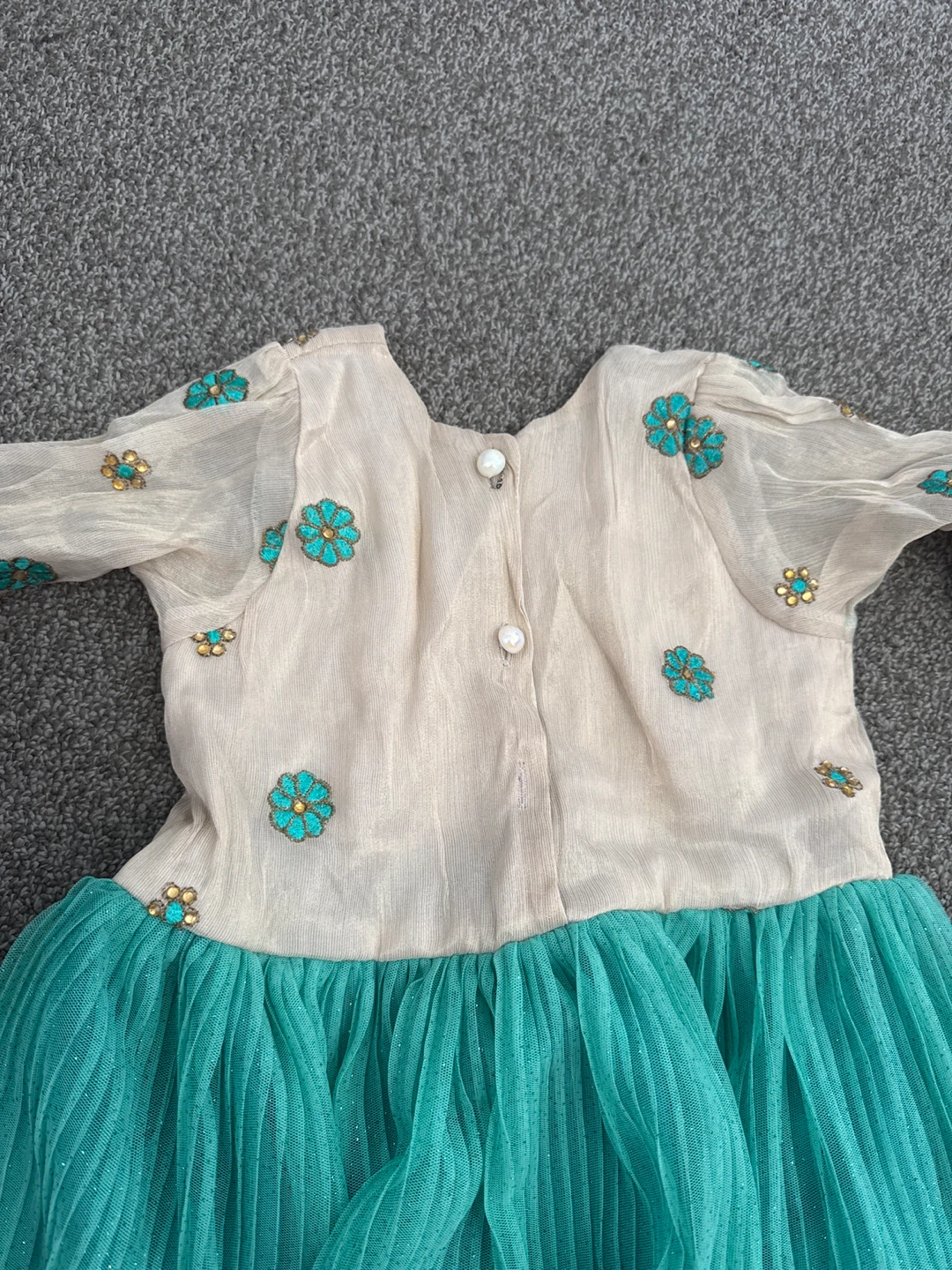 Girls' embellished dress - photo 3