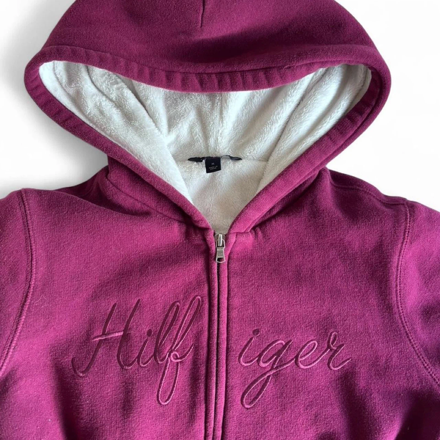 Tommy Hilfiger Fleece Lined Zip-Up Hoodie - photo 2