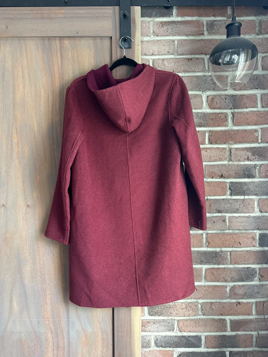 Women’s Uniqlo Hooded Wool Blend Coat XS - photo 2