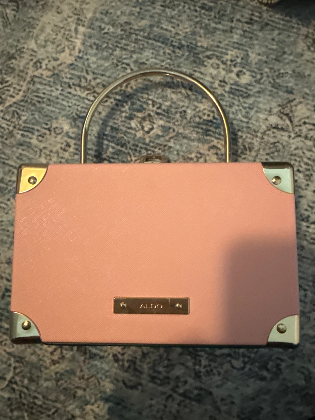 ALDO Pink Suitcase Clutch Bag - photo 3