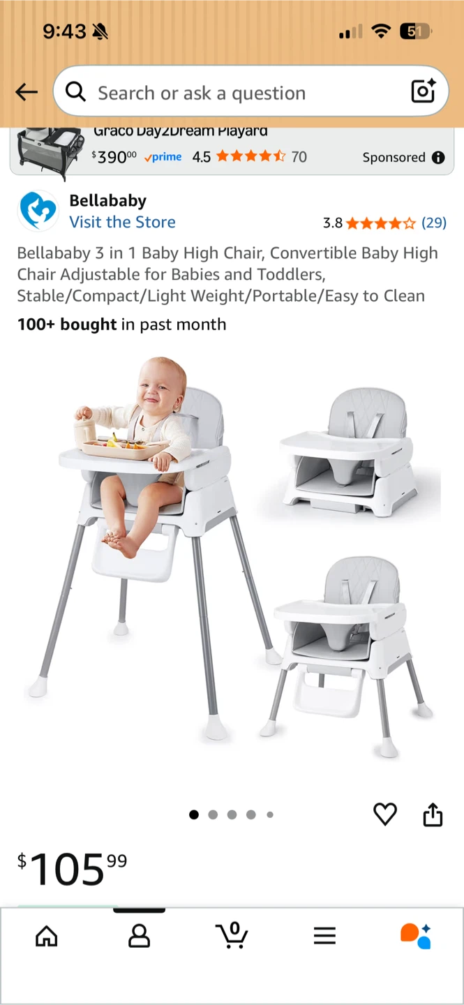 Bellababy 3-in-1 Baby High Chair - photo 3