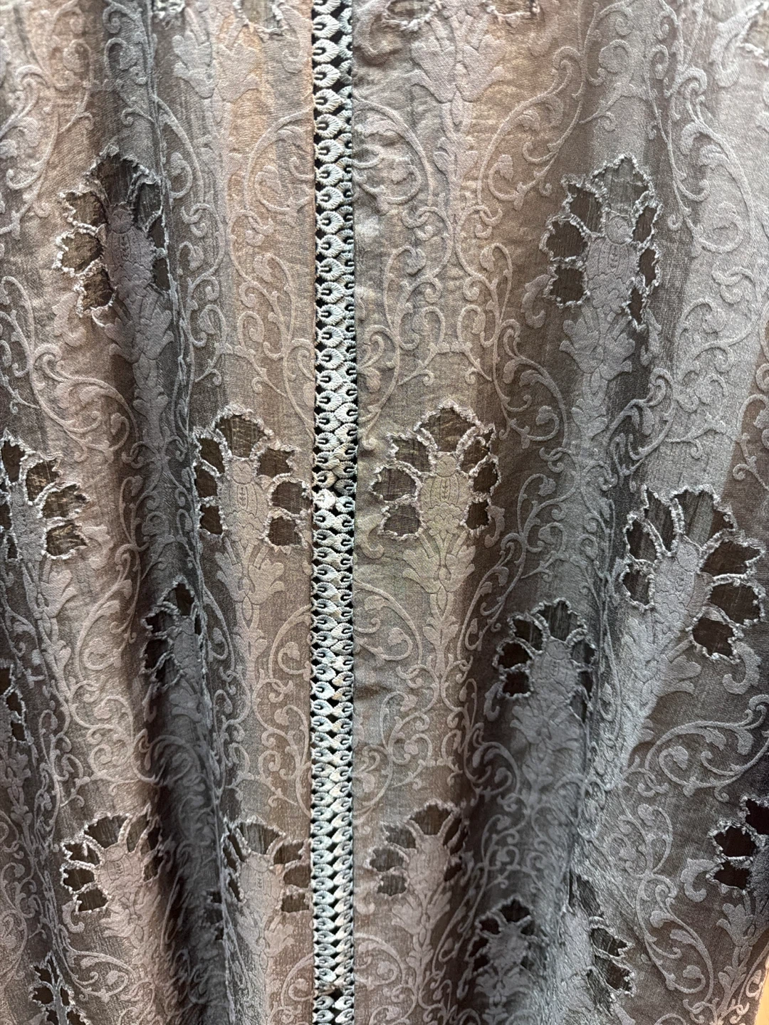 Grey Lace Abaya Dress - photo 2