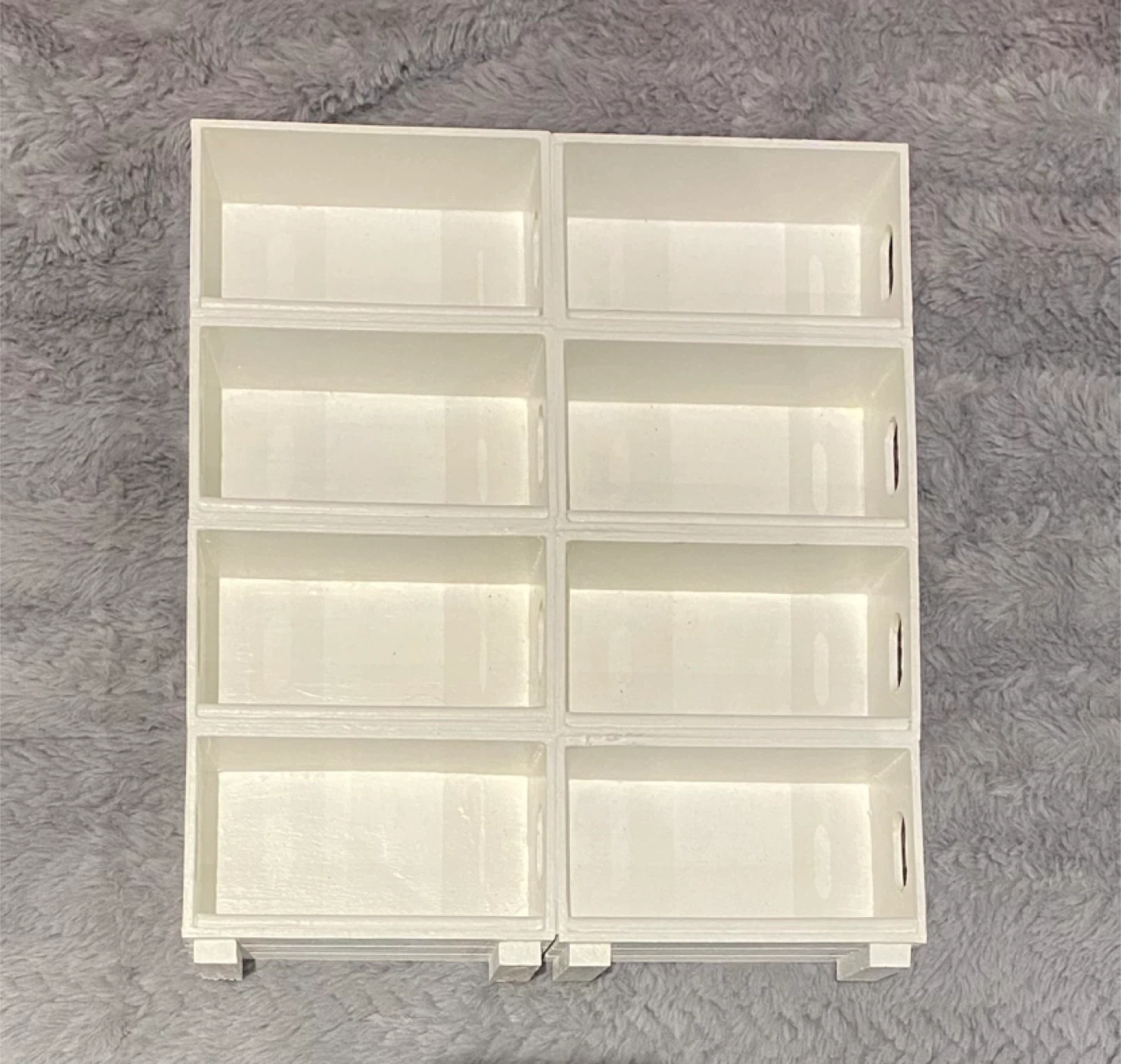 White 8-Cube Organizer Shelf