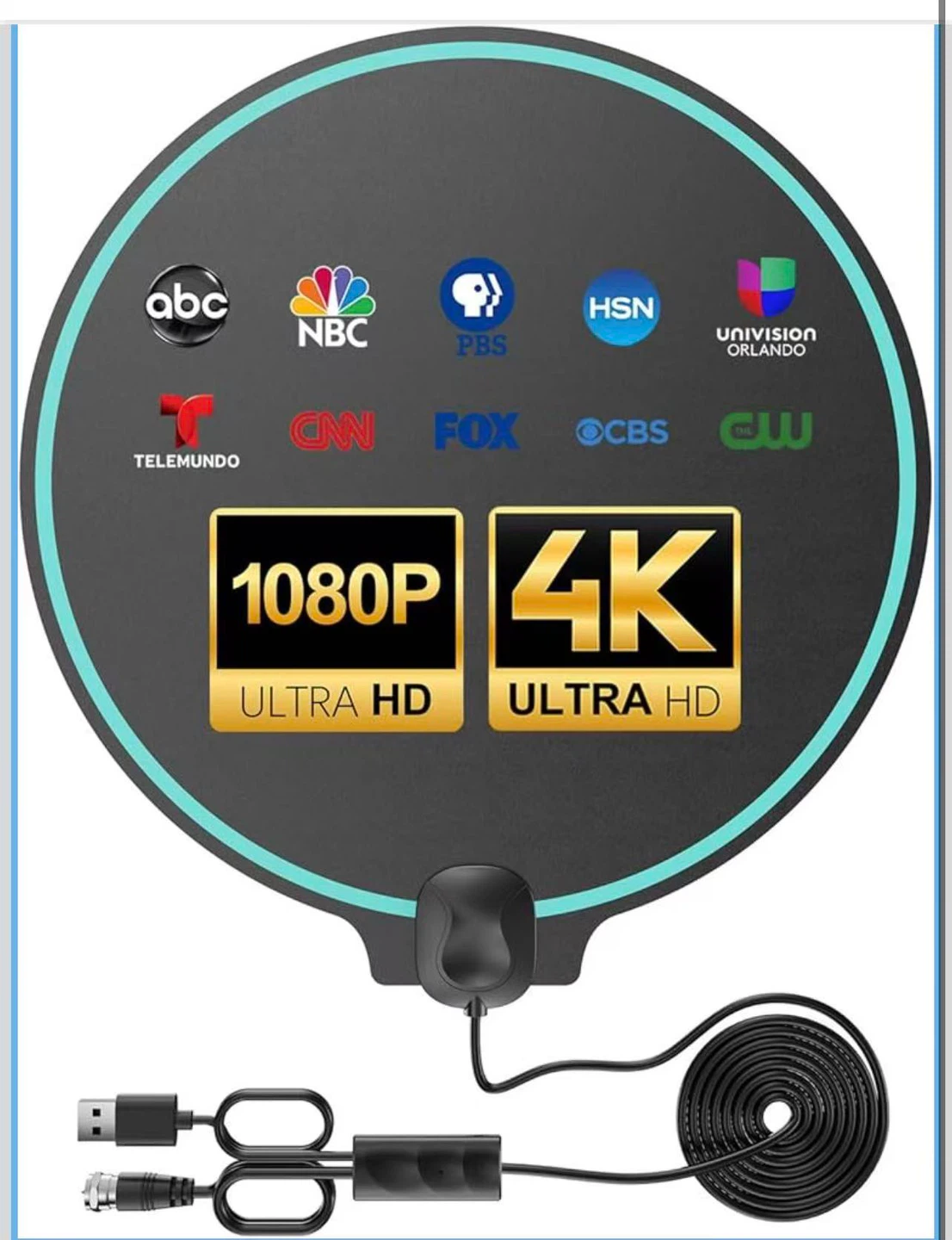 2026 Upgraded 4K Ultra HD TV Antenna