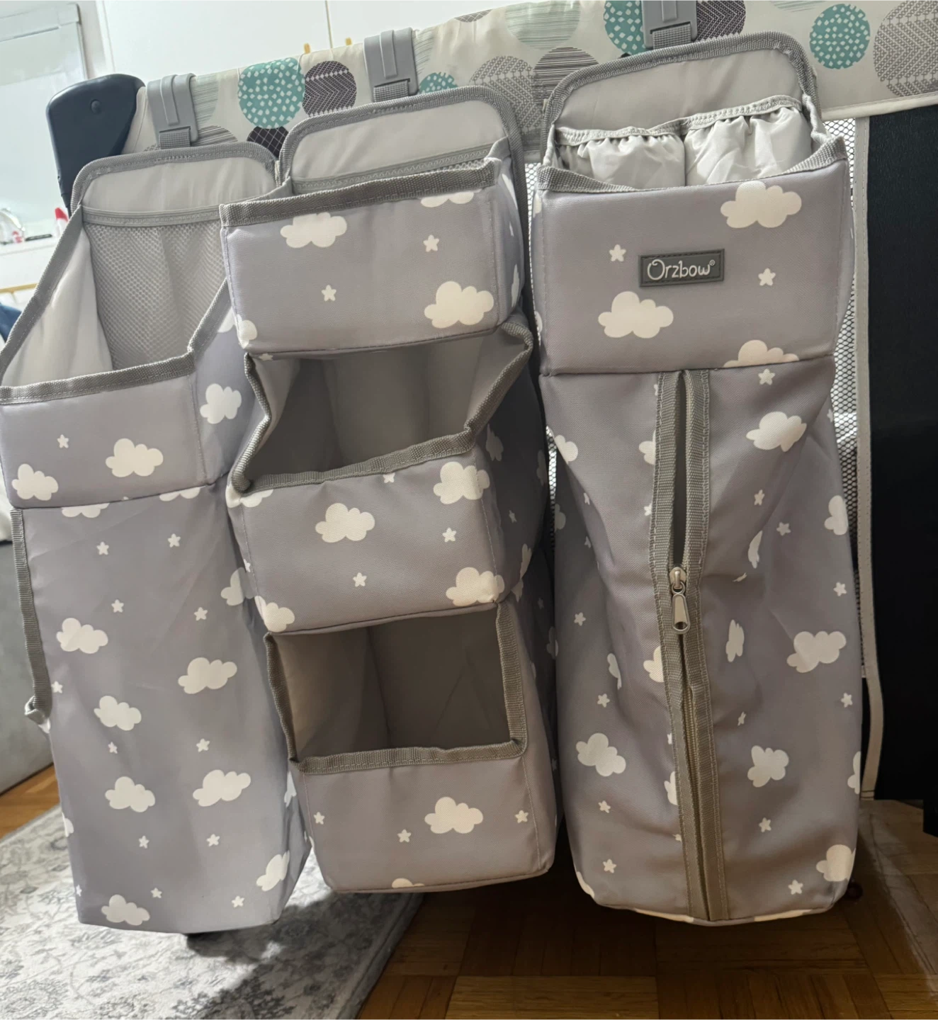 Orzbow Baby Crib Organizer