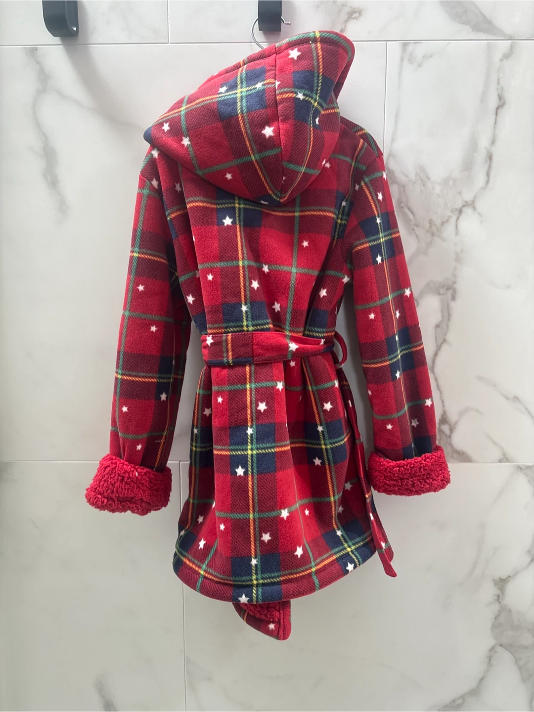 Kids Plaid Star Robe (6) - photo 3