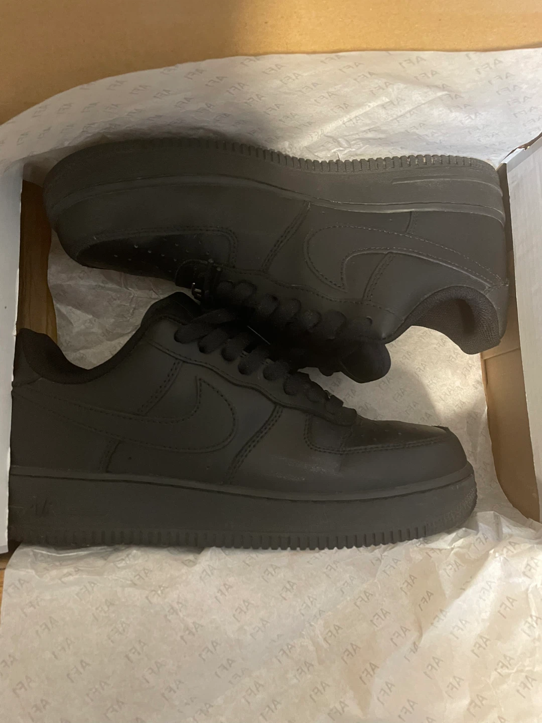 BLACK AF1 8.5