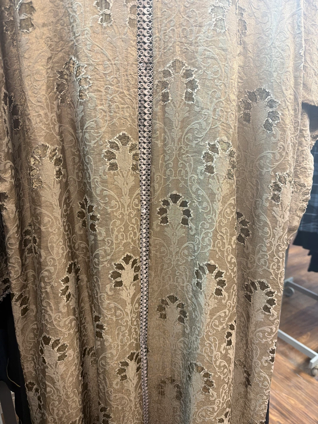 Gold Patterned Kaftan Dress Abaya - photo 2
