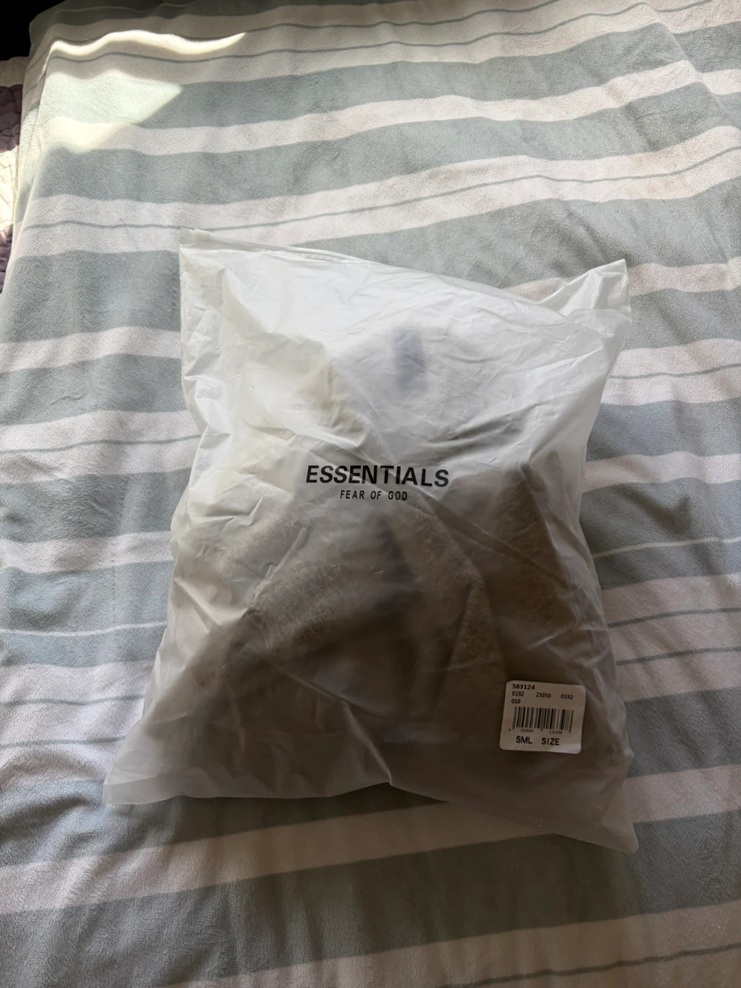 Essentials Fear of God Grey Hoodie