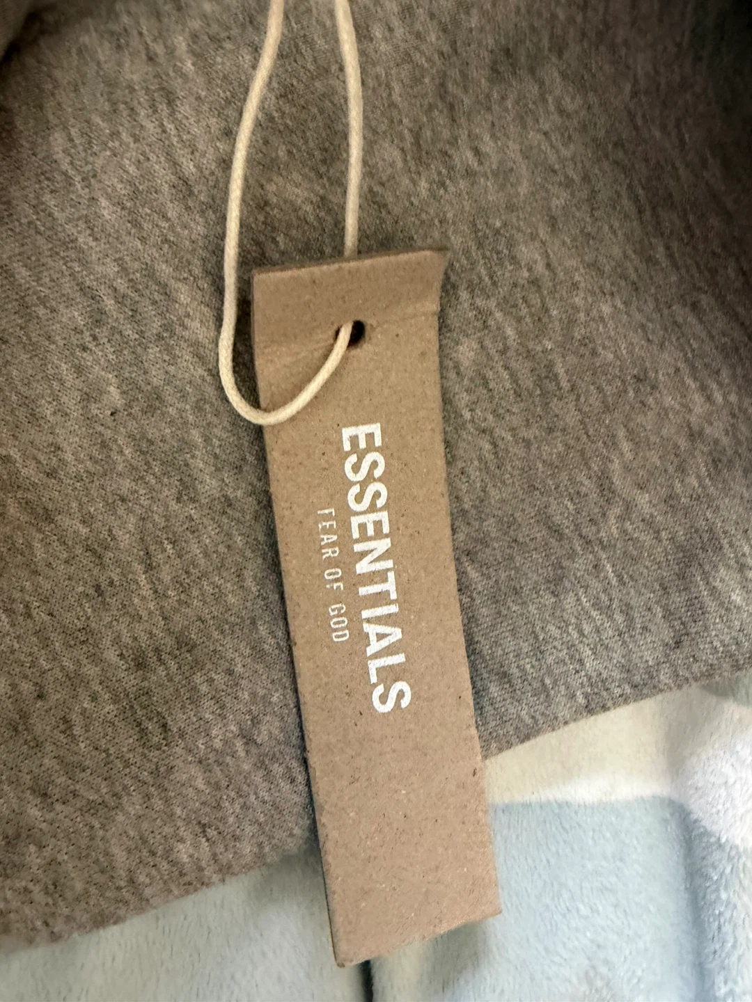 Essentials Fear of God Grey Hoodie - photo 4