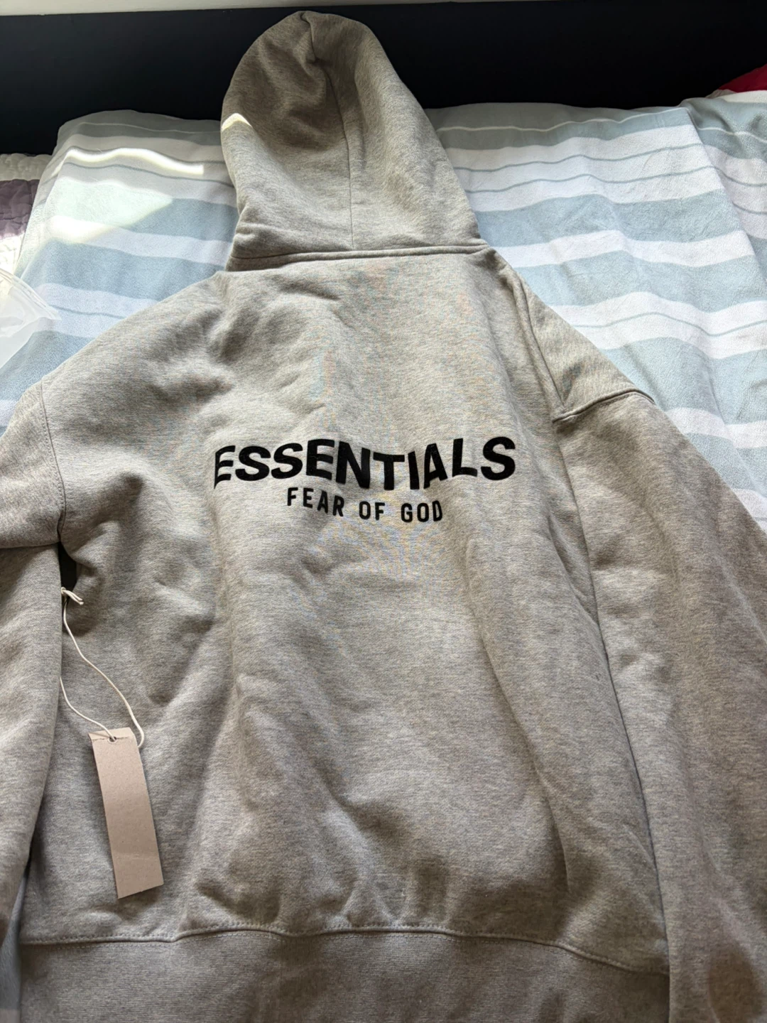 Essentials Fear of God Grey Hoodie - photo 3