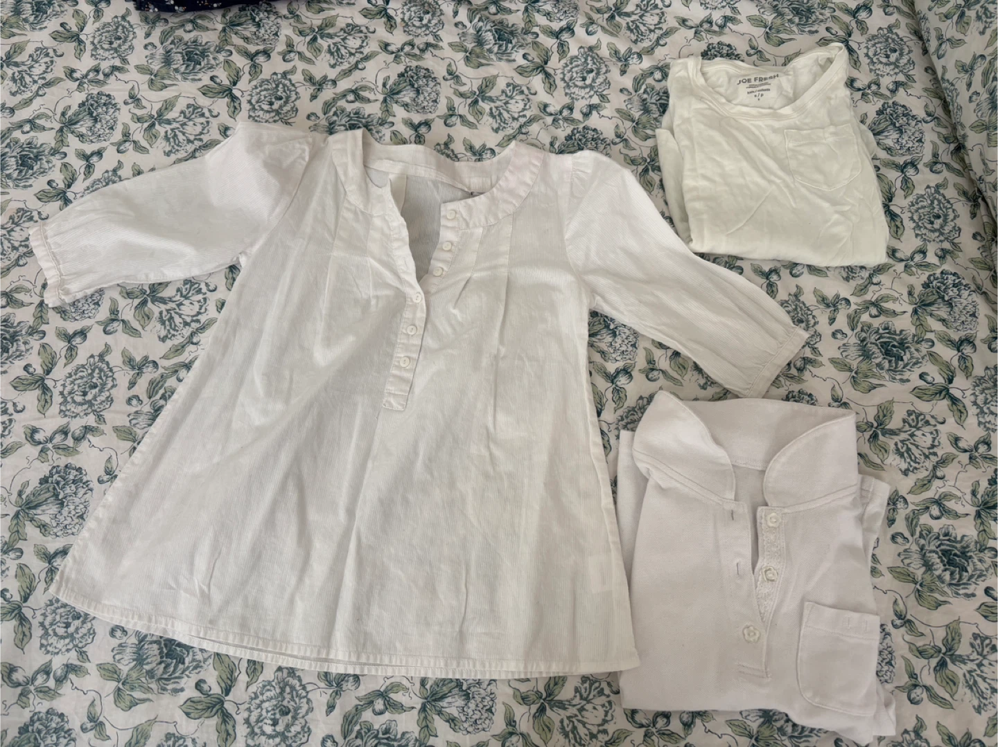 Kids - Set of 3 white shirts/t-shirt (6)