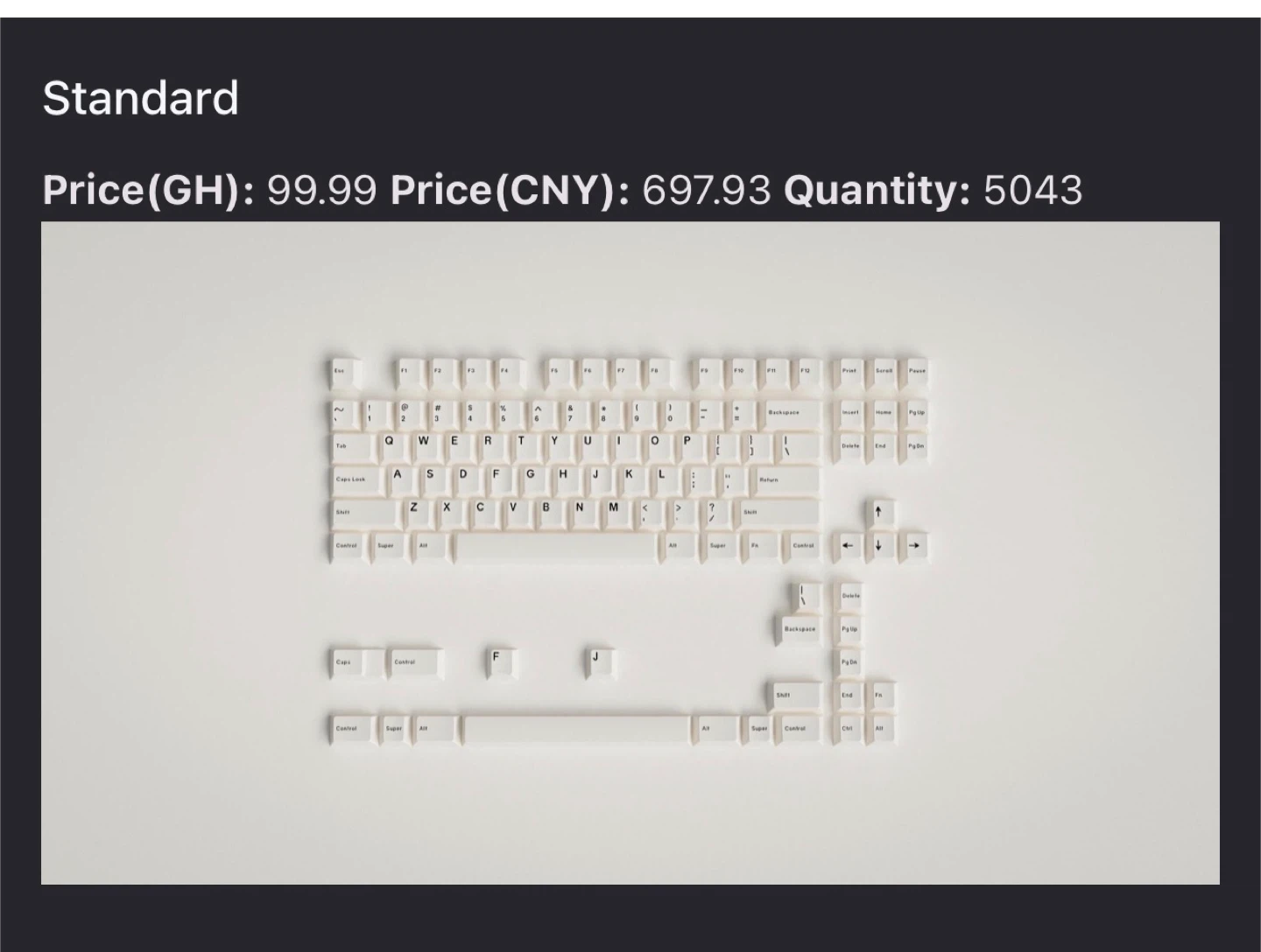 GMK MINIMAL 2 base Keycap