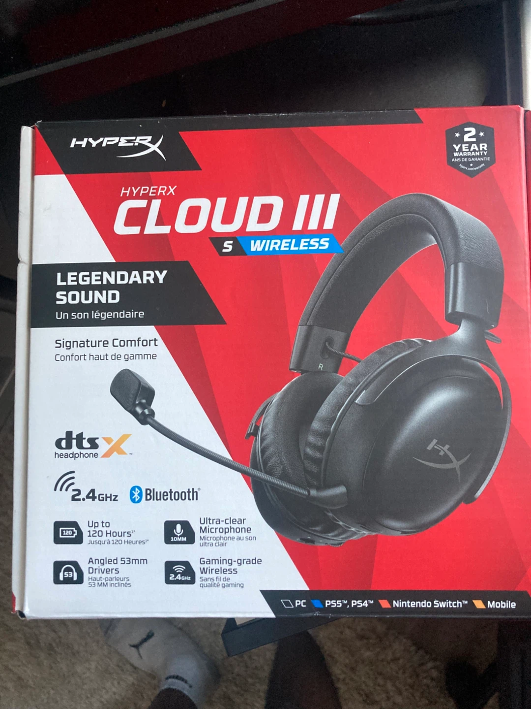 HyperX Cloud III S Wireless Gaming Headset