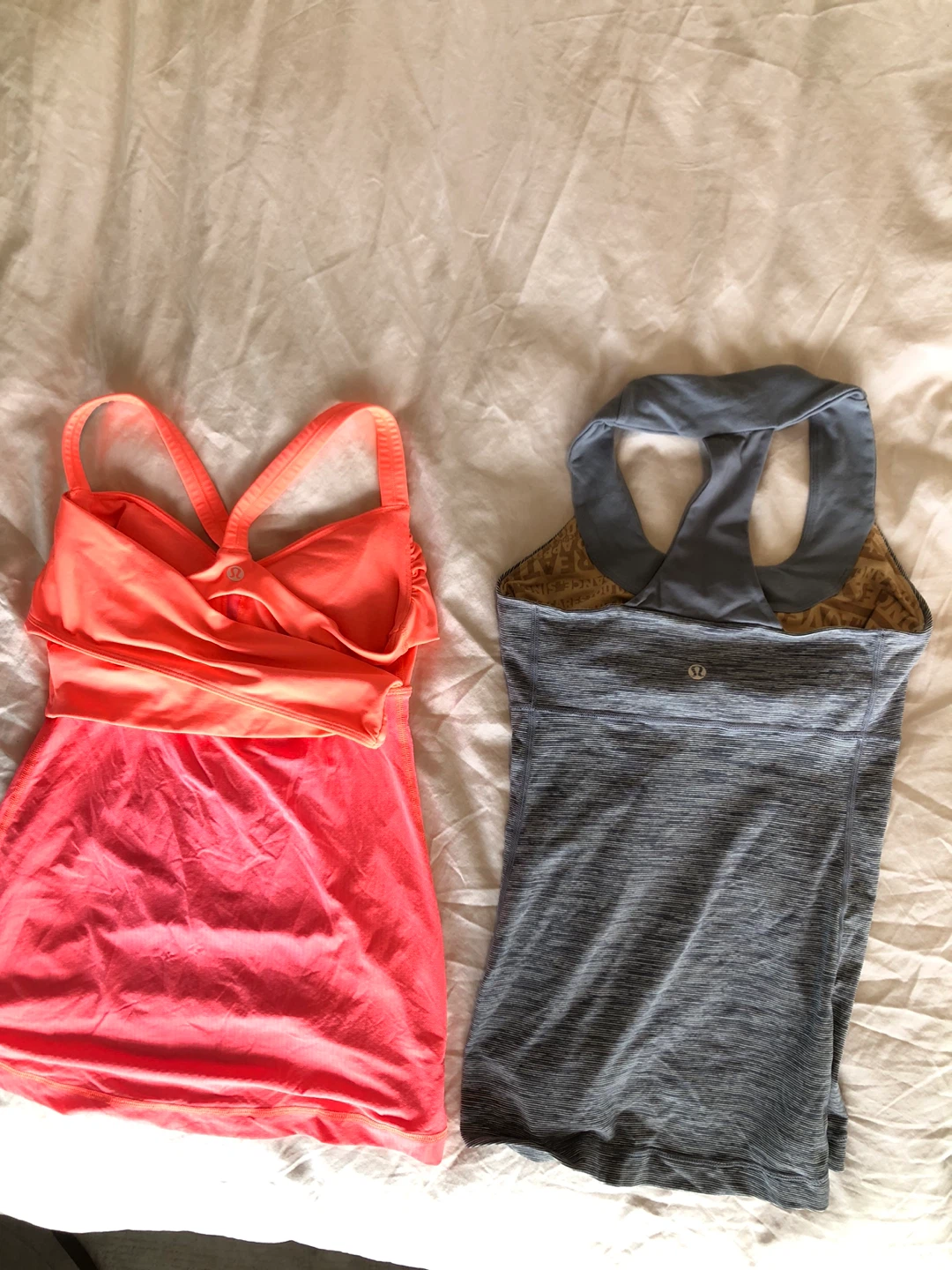 Lululemon Tank Tops - Orange & Grey Striped - photo 2