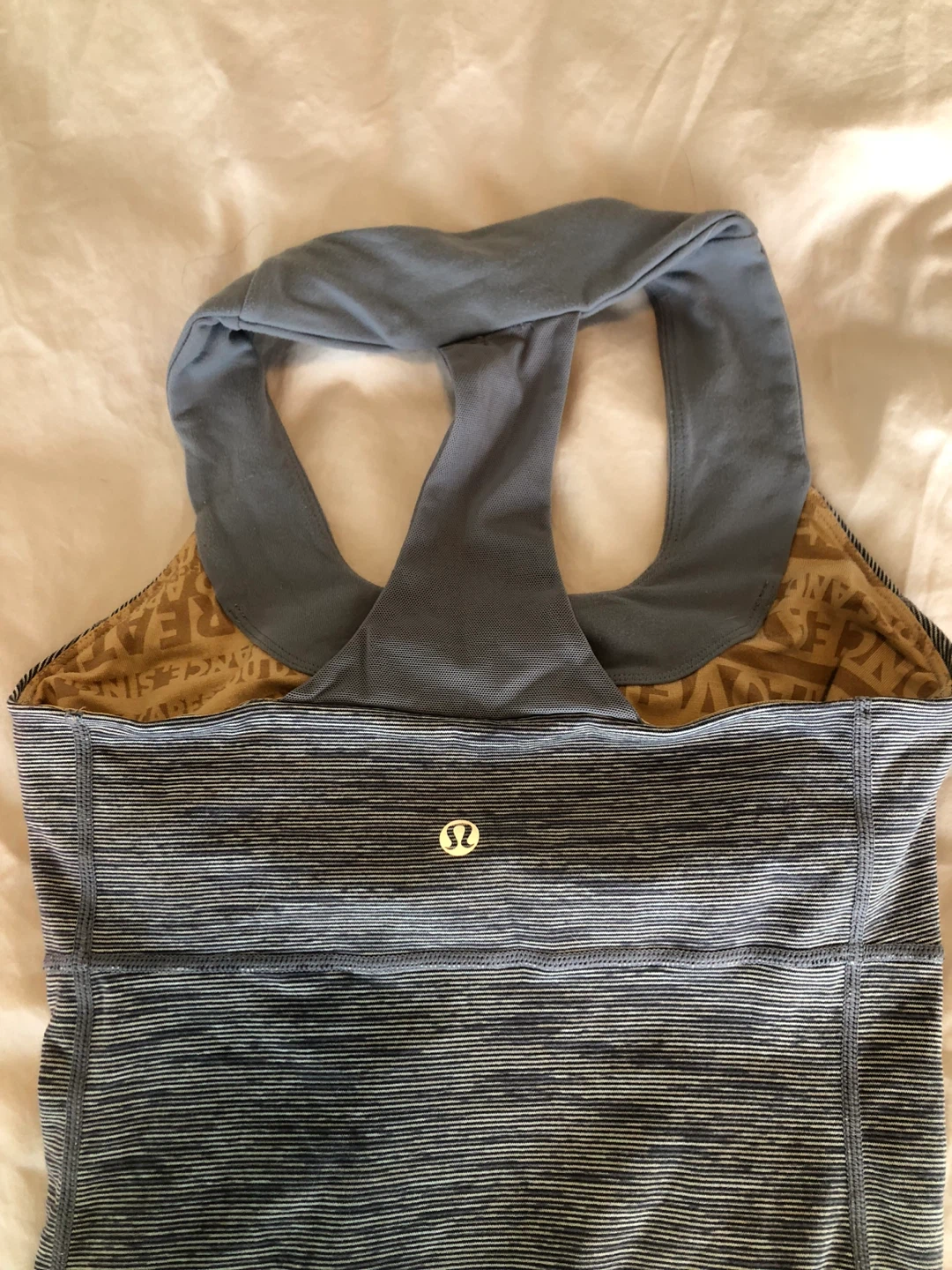 Lululemon Tank Tops - Orange & Grey Striped - photo 3