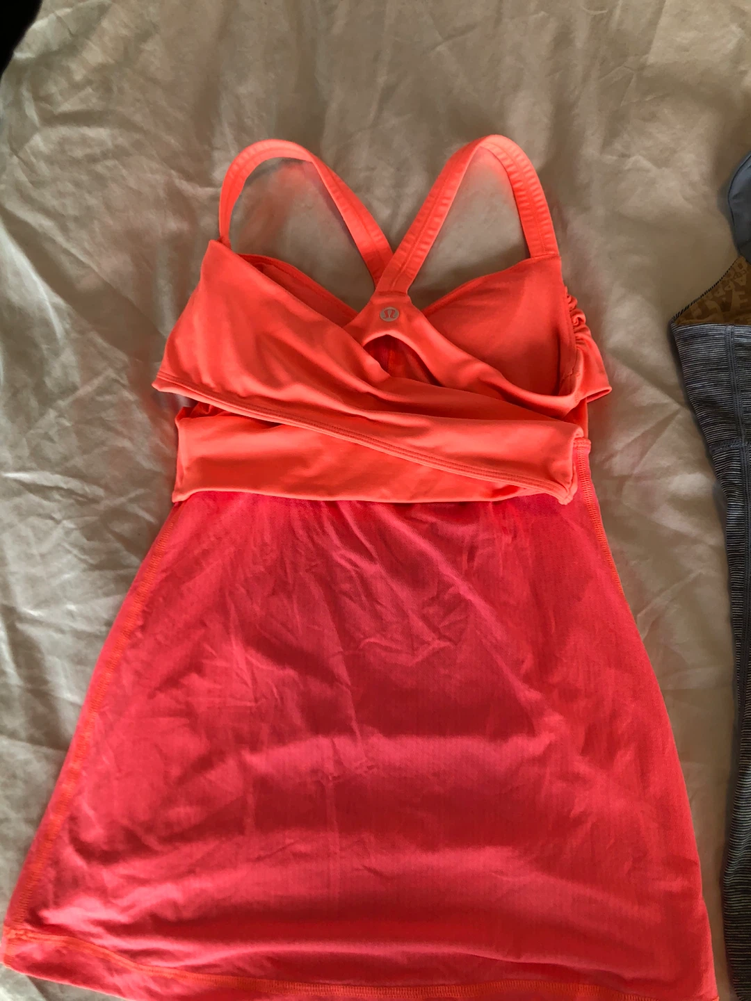 Lululemon Tank Tops - Orange & Grey Striped - photo 4