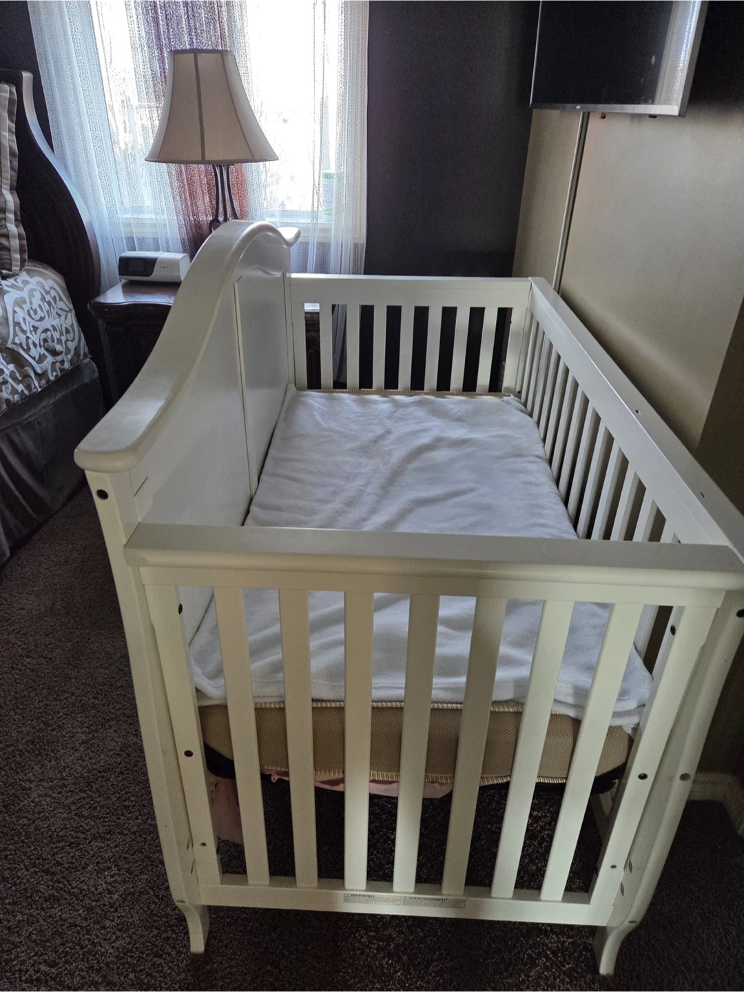 White Baby Crib