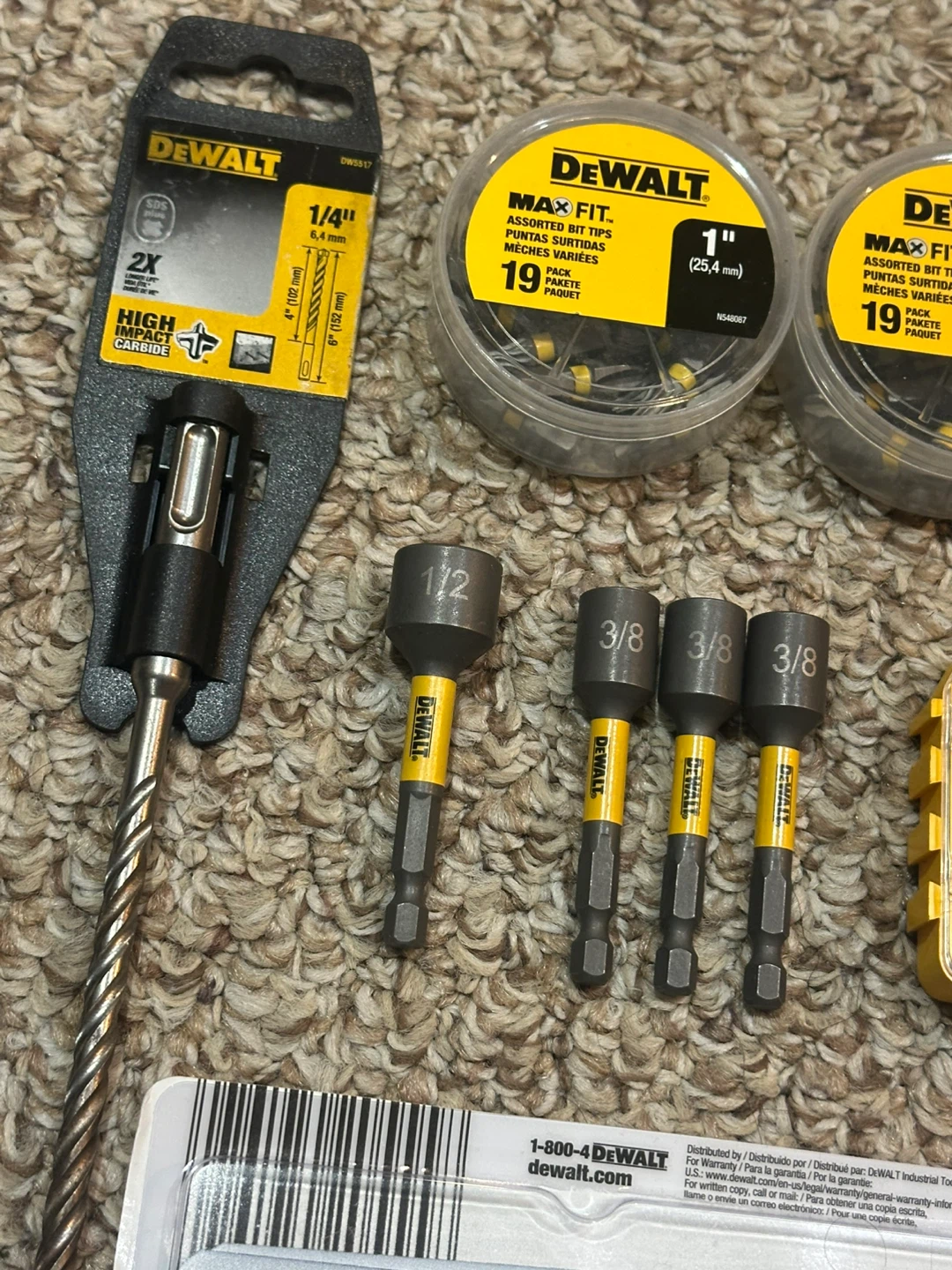 DeWalt Assorted Drill Bits, Blades, and Socket - photo 2