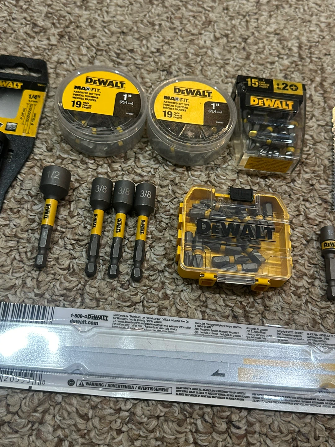 DeWalt Assorted Drill Bits, Blades, and Socket - photo 5