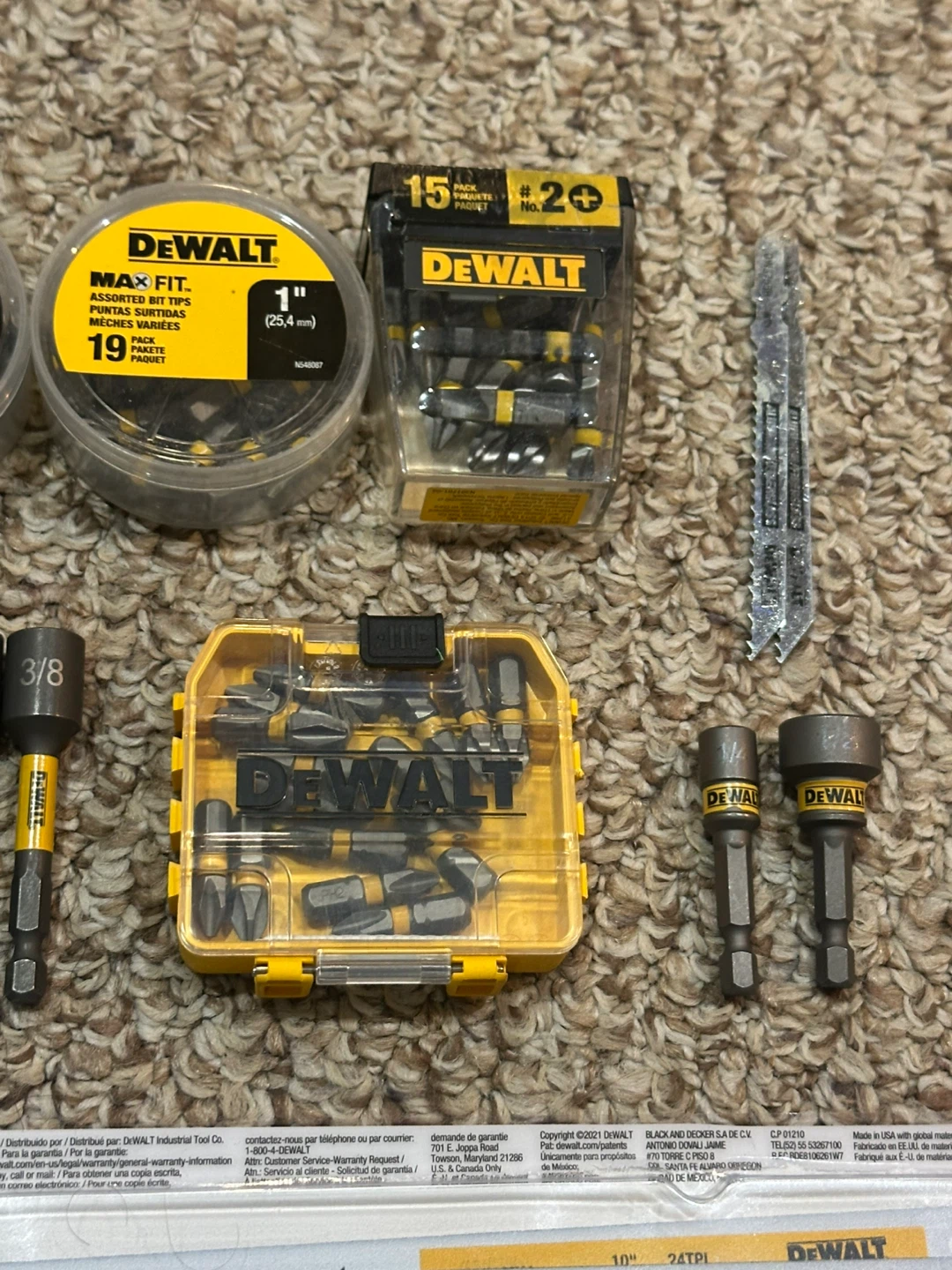 DeWalt Assorted Drill Bits, Blades, and Socket - photo 3