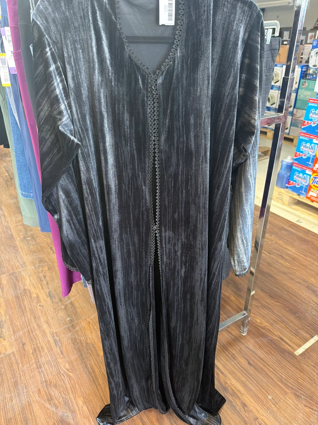 Black Velvet Abaya