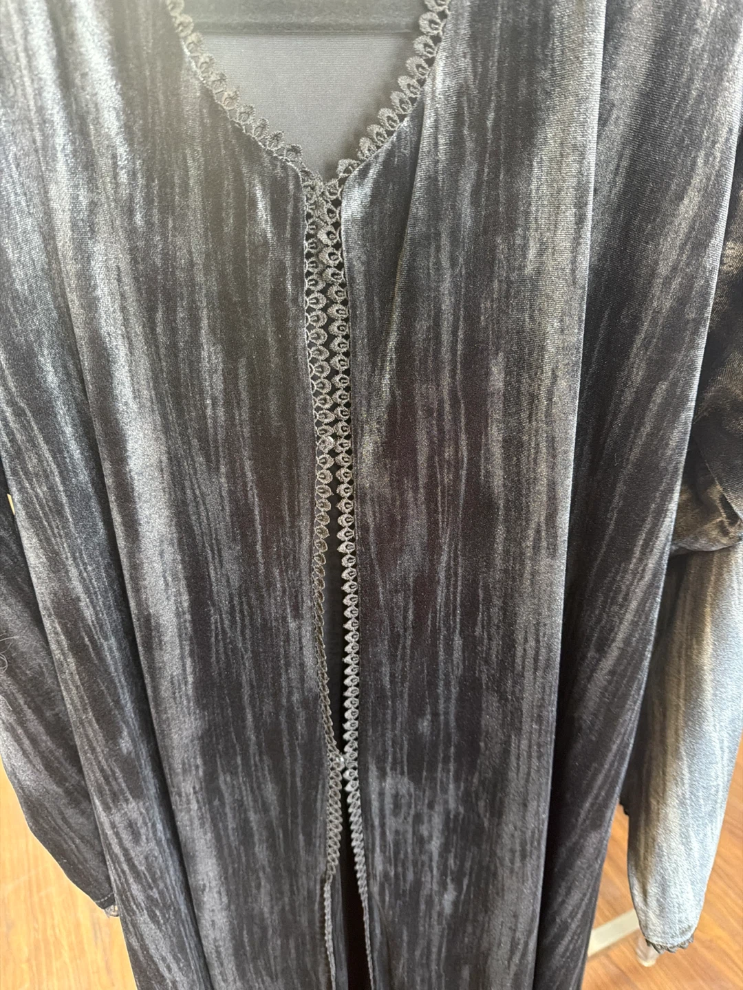 Black Velvet Abaya - photo 2