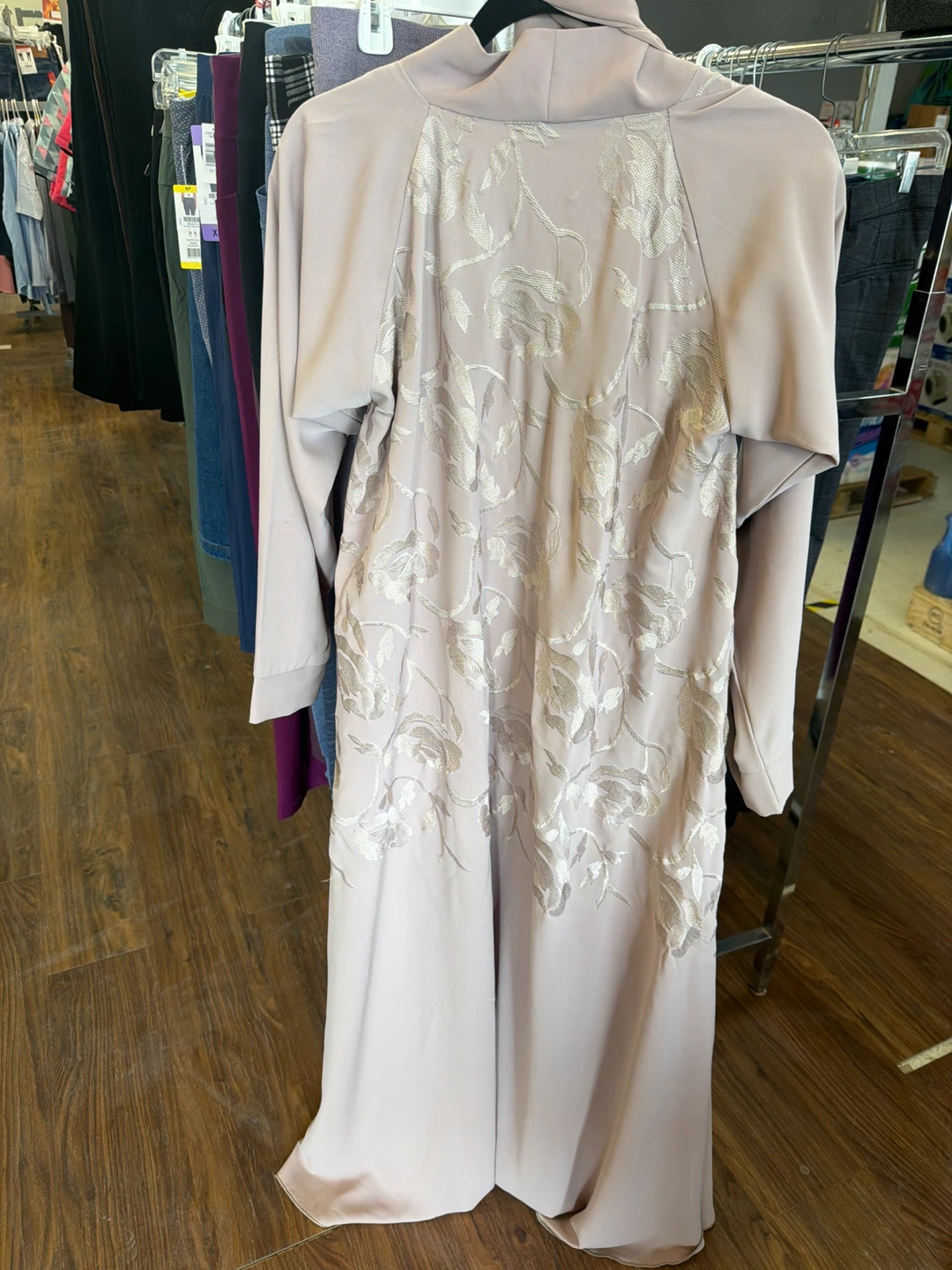 Pink Embroidered Abaya - photo 5