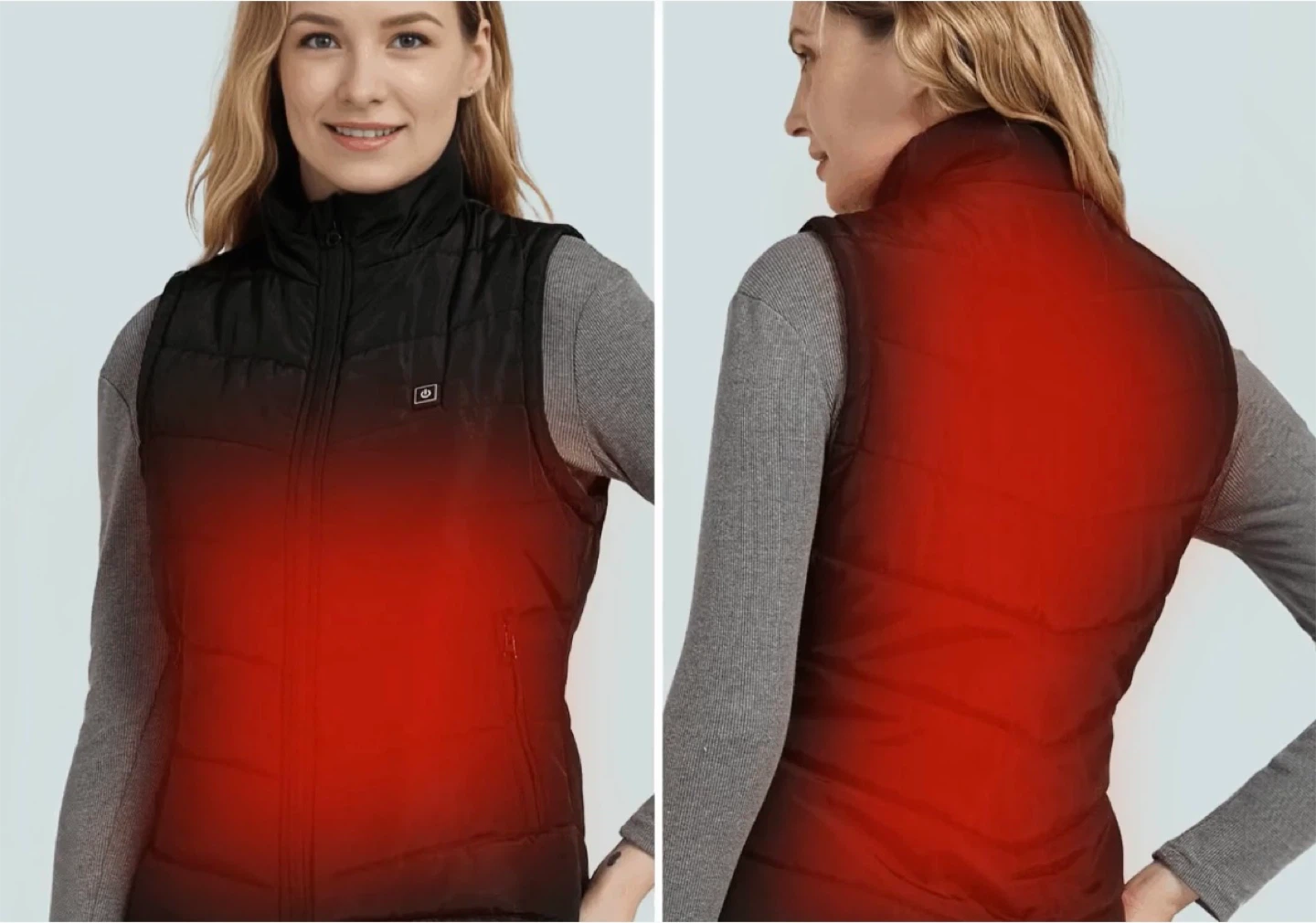 COREHANCE smart heated vest with battery pack-3 heat levels
