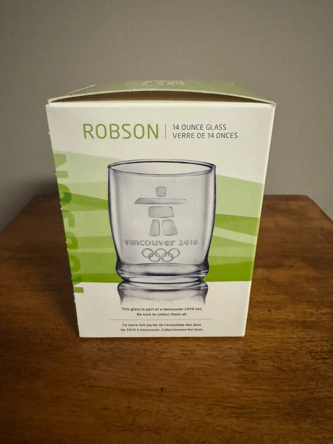 Limited Edition Robson Vancouver 2010 14 oz Glass
