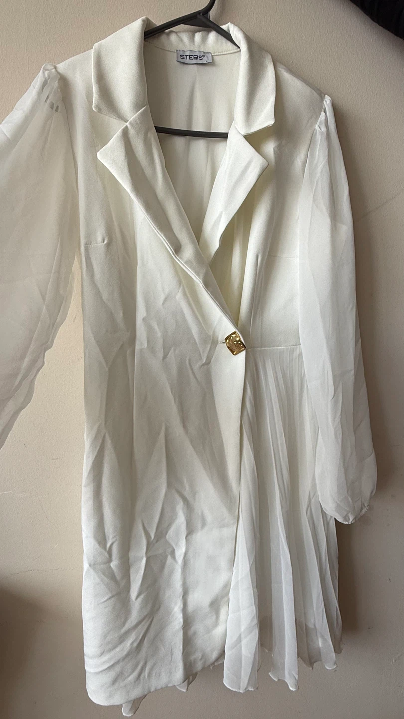 White blazer dress - photo 2