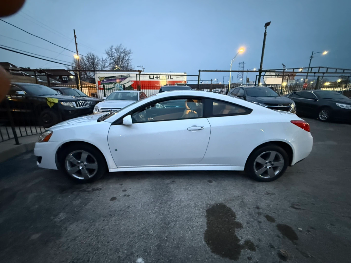 White Pontiac G6 GT Coupe