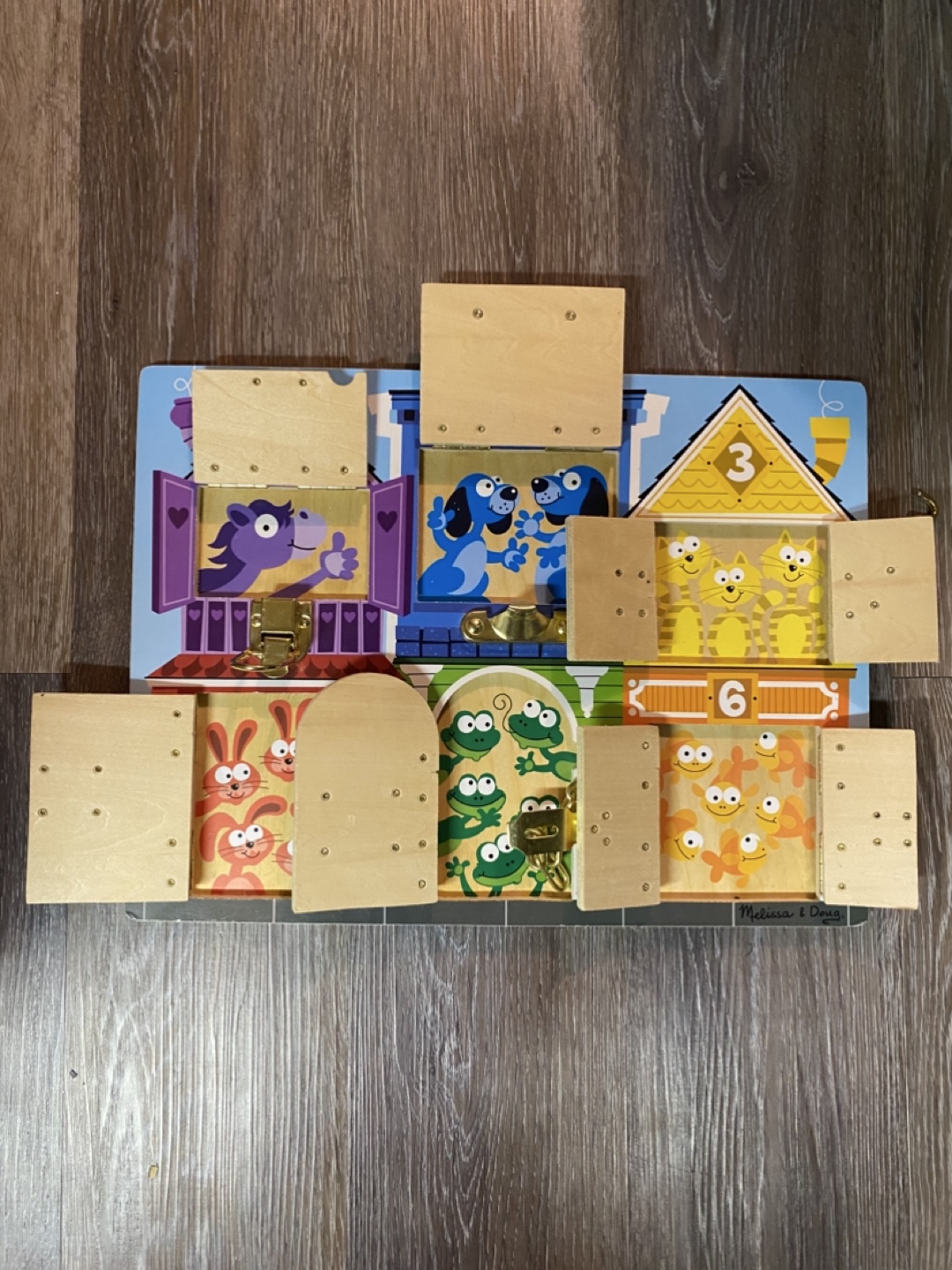 Melissa & Doug Wooden Activity Lock House Toy - photo 2
