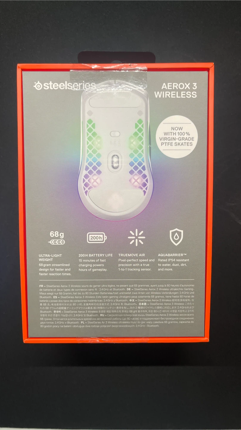 SteelSeries Aerox 3 Wireless Gaming Mouse - photo 2