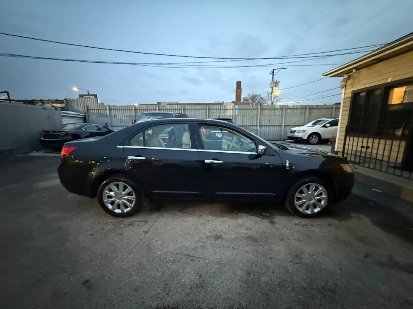 Black Lincoln MKZ Sedan 2012
