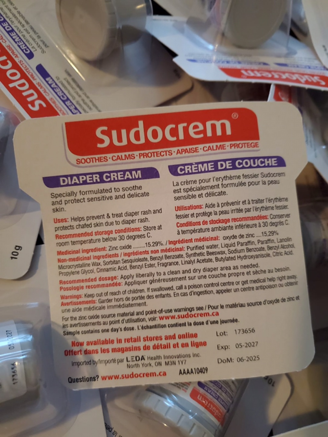 Sudocrem Diaper Rash Cream 10g (Pack of Multiple) - photo 3
