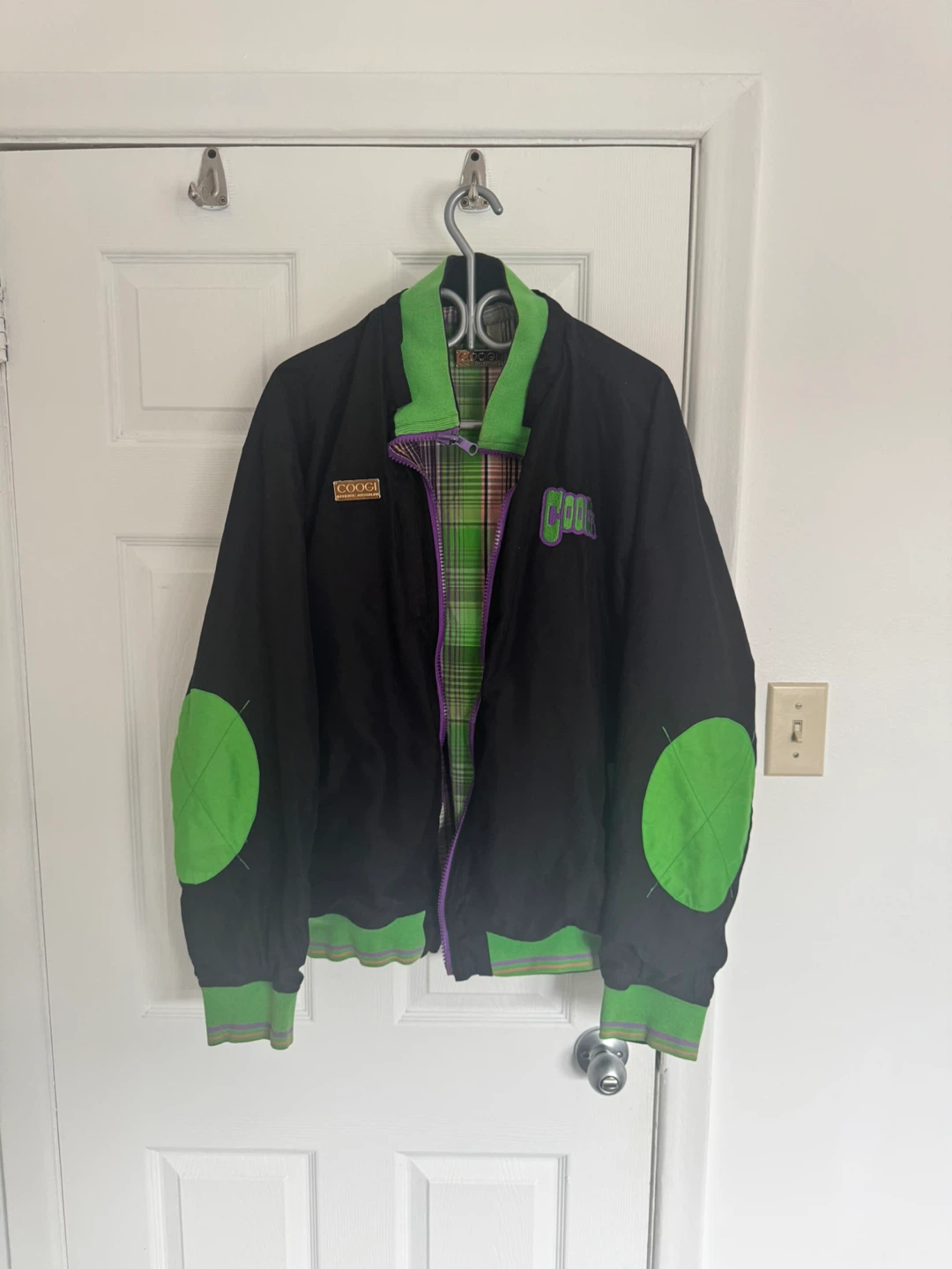 Coogi 2000’s Reversible Plaid Jacket(XL)
