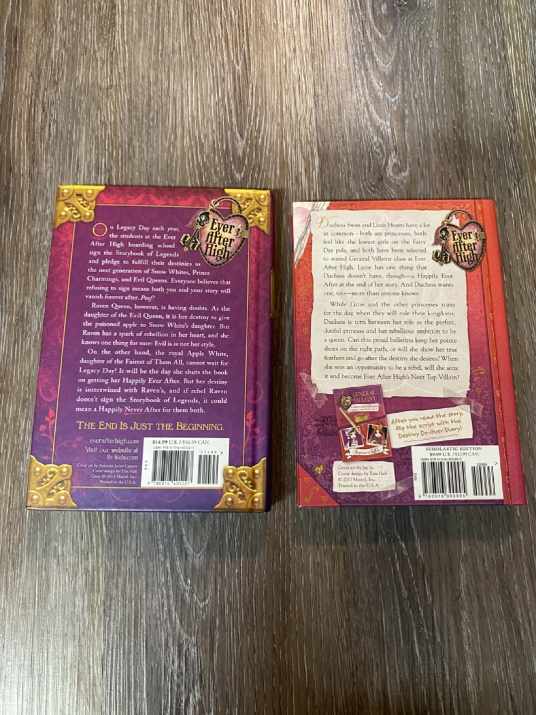 Ever After High Books: The Story of Legends & Next Top Villain - photo 2